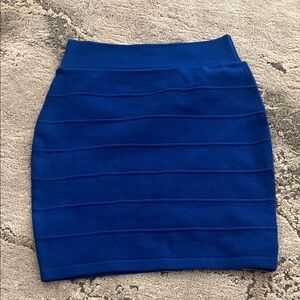 Chic Blue Pencil Skirt